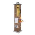 KOMPLETNY KOMIN IZOLOWANY LEIER 7 MB FI 140 + WENT