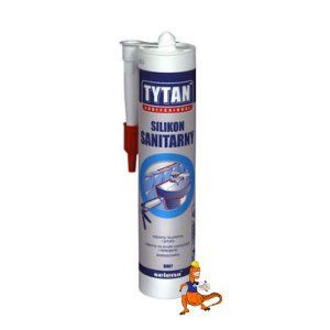 TYTAN SILIKON SANITARNY SZARY 310ML